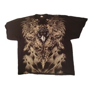 Chemistry Black Men's Graphic T-shirt Y2K Punk Grunge Style Size XXL